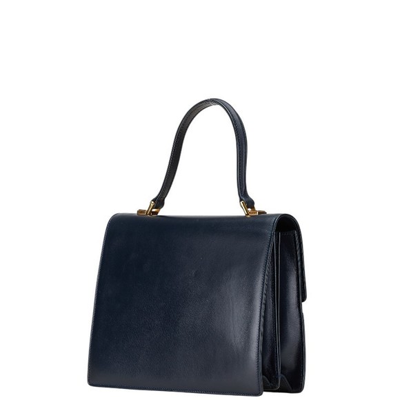 Gucci Leather Blue Navy Handbag - Picture 1 of 8